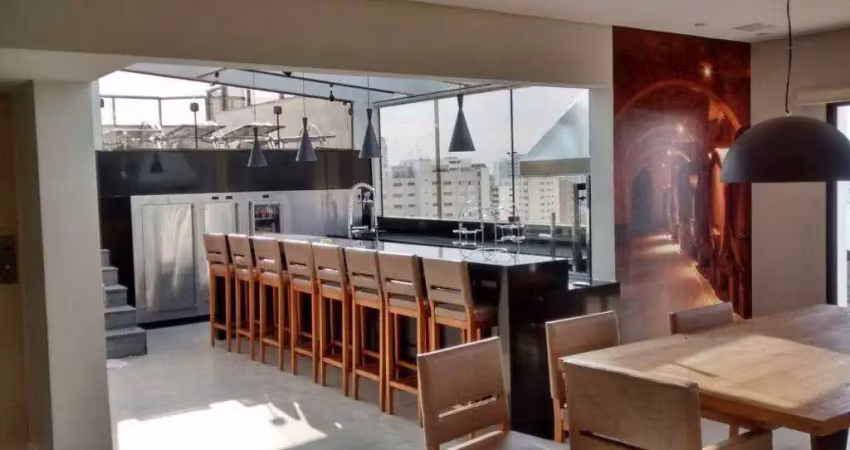 Cobertura com 3 dormitórios à venda, 298 m² por r$ 3.500.000 - campo belo - são paulo/sp- forte prime