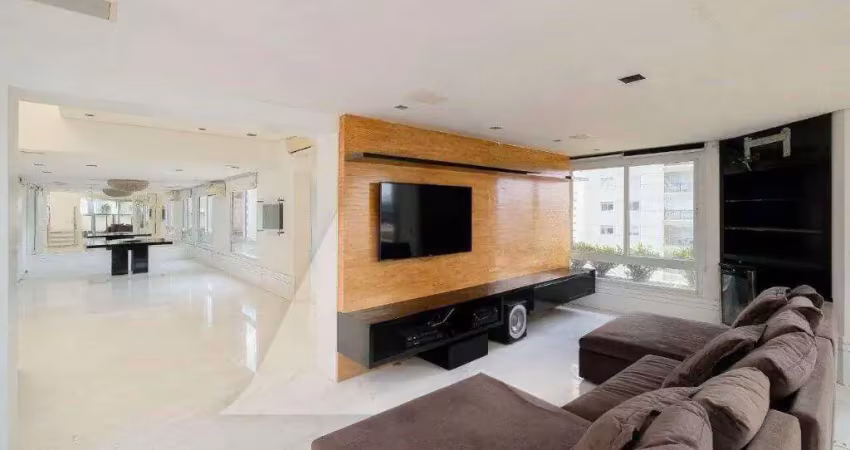 Apartamento com 4 dormitórios à venda, 400 m² por r$ 8.200.000,00 - moema - são paulo/sp