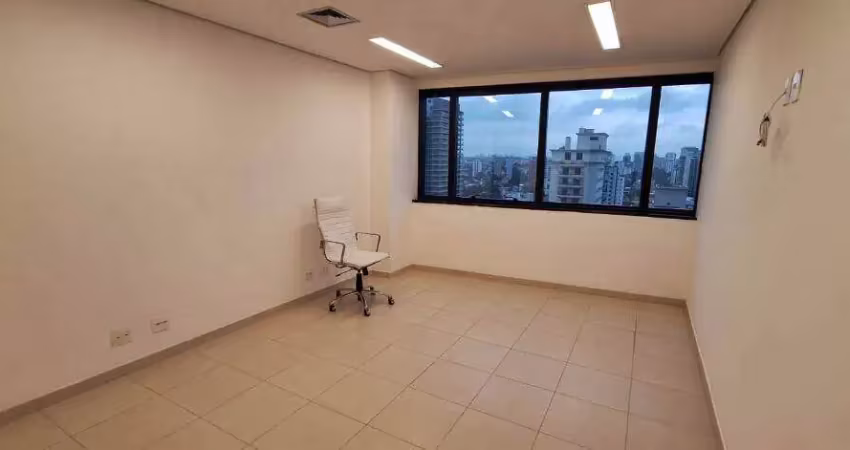 Sala para alugar com 34 m² avenida vereador josé diniz - campo belo
