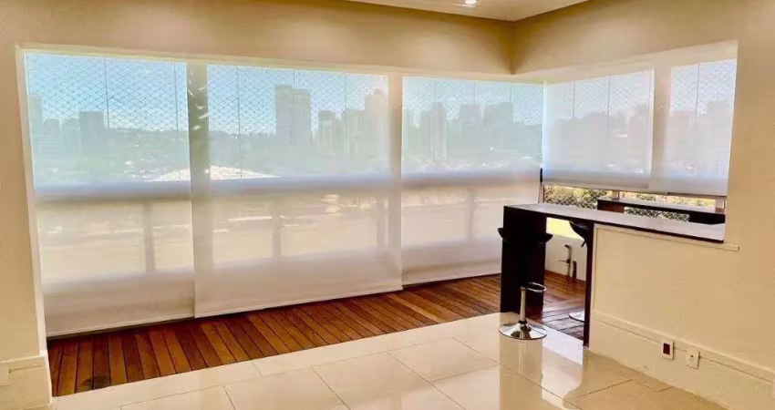 Apartamento para alugar, 222 m² por r$ 25.788,00/mês - brooklin - são paulo/sp