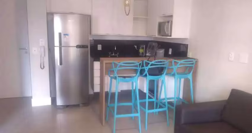 Studio mobiliado para aluguel no jardim paulista – 36 m², varanda gourmet e piscina