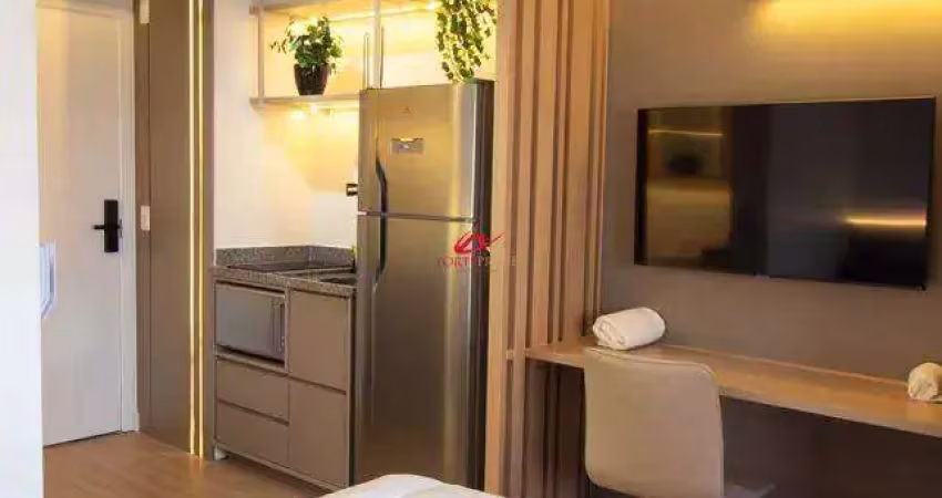 Maravilhoso studio mobiliado de 23m² à venda no condomínio movi campo belo – av. padre antônio josé dos santos