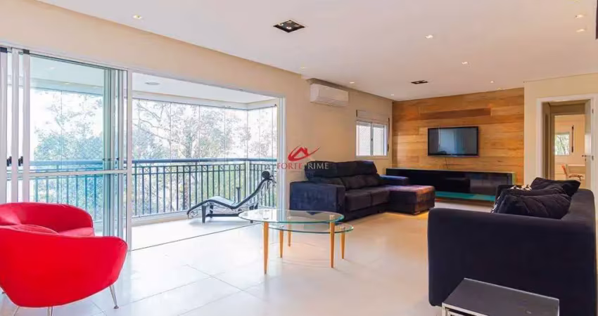 Apartamento com 3 suítes, varanda, 3 vagas de garagem, locação, brooklin
