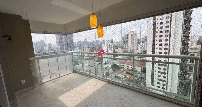 Apartamento 2 quartos com suíte, varanda gourmet e 3 vagas em jardim das acácias – sp