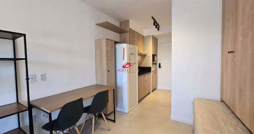 Aluguel: apartamento 1 quarto na vila nova conceição – frente, 39m² com cimento queimado