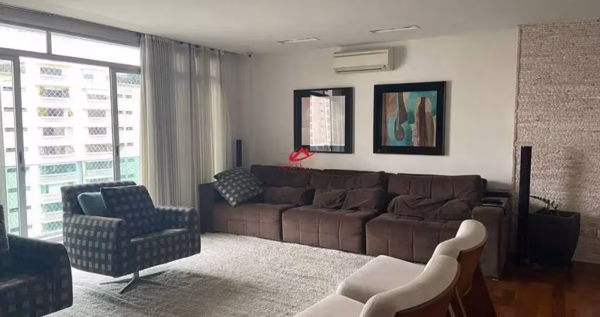 Apartamento residencial amplo de 203 m² à venda no campo belo, sp - r$ 2.400.000,00