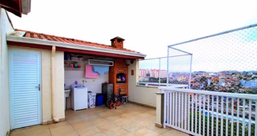 Cobertura com 3 dormitórios à venda, 88 m² - Vila Tibiriçá - Santo André/SP