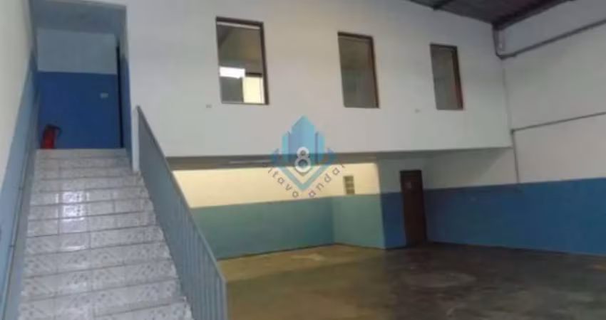 Galpão para alugar, 350 m² por r$ 16.600,00/mês - jardim ocara - santo andré/sp