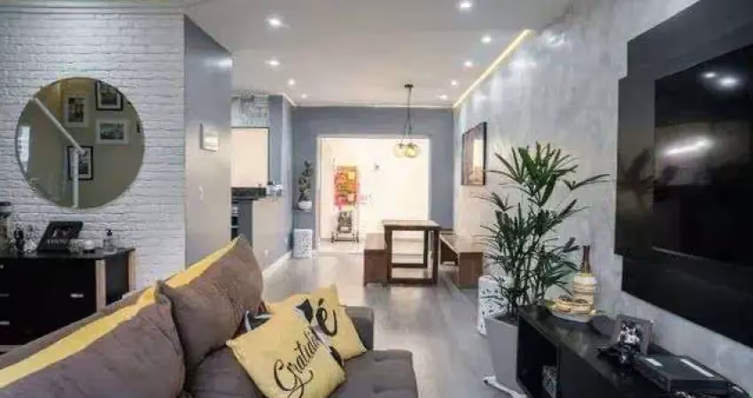 => porteira fechada - casa em condomínio com 3 dormitórios à venda, 118 m² - vila homero thon - santo andré/sp