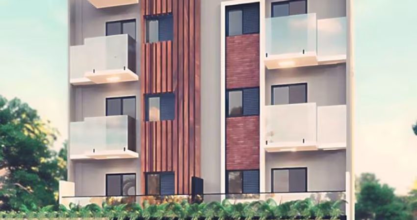 Apartamento com 2 dormitórios à venda, 46 m² por R$ 365.000,00 - Campestre - Santo André/SP