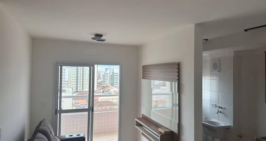 Apartamento mobiliado com 2 dormitórios à venda, 55 m² por R$ 410.000 - Guilhermina - Praia Grande/SP