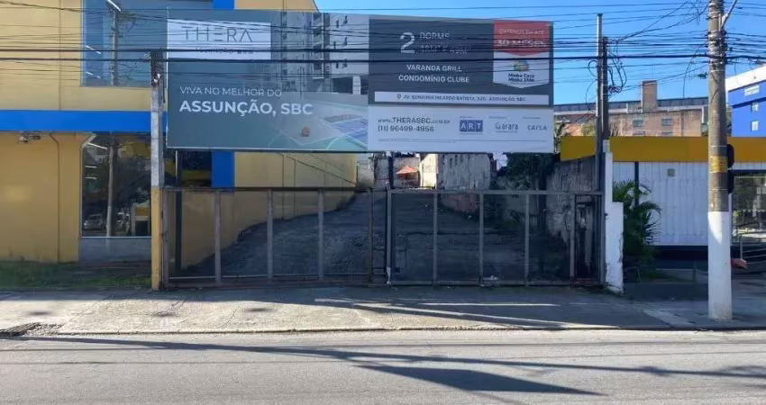 Terreno para alugar, 468 m² por r$ 5.657,00/mês - assunção - são bernardo do campo/sp