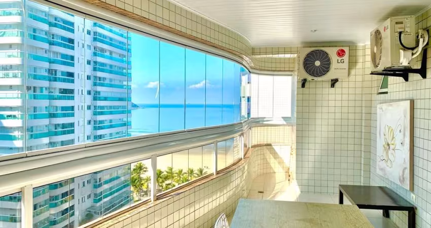 Apartamento com 4 dormitórios para alugar, 185 m² por R$ 8.500/mês - Canto do Forte - Praia Grande/SP