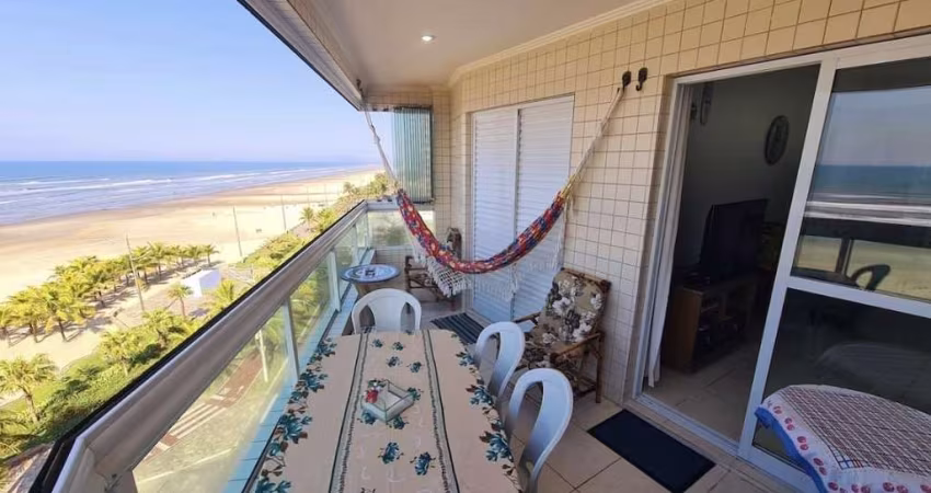 Apartamento vista mar com 2 dormitórios para alugar, 70 m² por R$ 5.600/mês - Maracanã - Praia Grande/SP