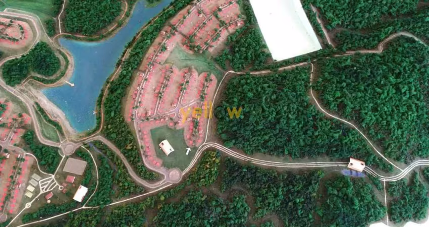 Venda de terreno com inicio de obra já com o primeiro andar laje e todas as fundações do projeto prontoem condomínio em ibirapitanga, santa isabel. oportunidade única por r$ 690.000. invista no seu fu