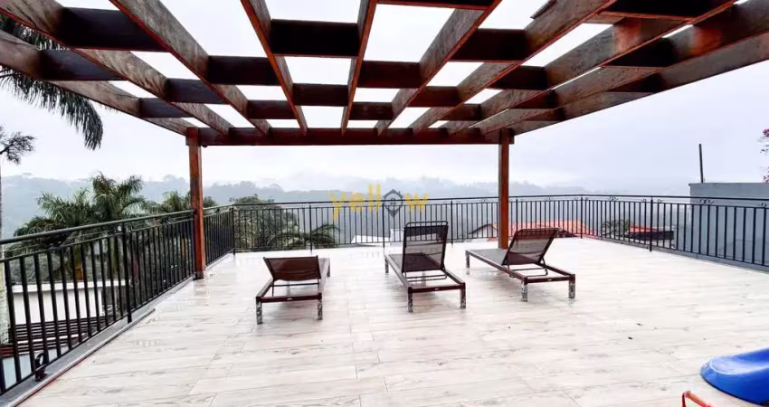 Casa em condomínio fechado em arujazinho iii, 4 suítes, 403m²