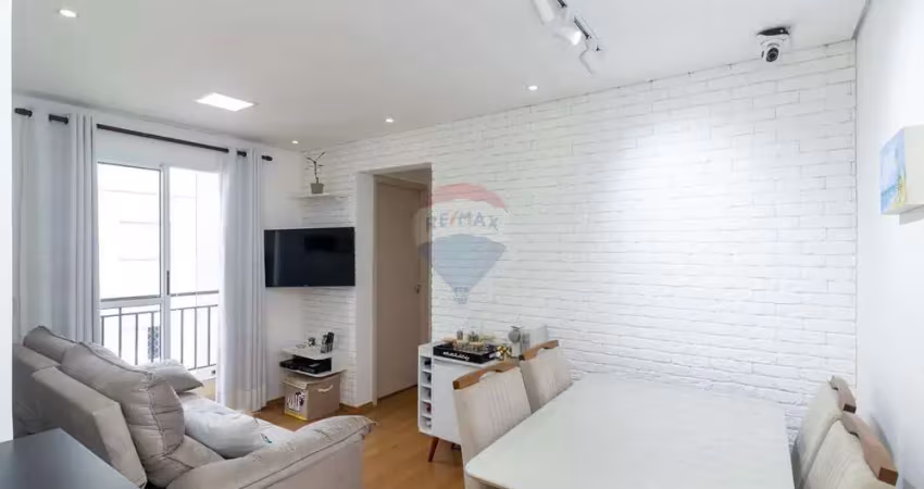 Apartamento com sacada e 2 dormitórios a venda no condomínio vivere city jaraguá residencial clube