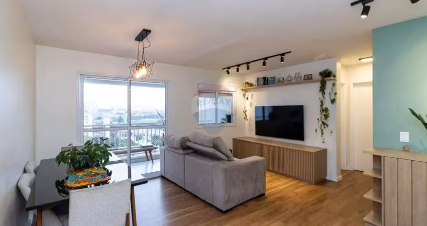 Apartamento à venda – 75m² | 3 dormitórios (1 suíte) | varanda gourmet | 2 vagas
