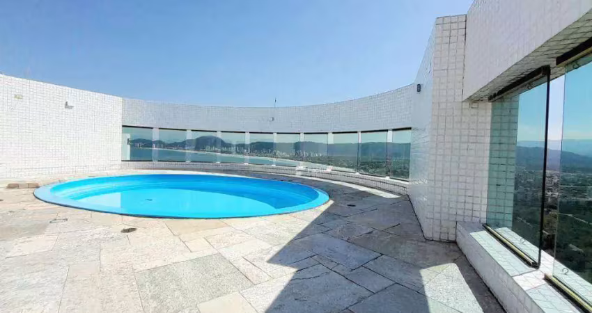 Cobertura com 4 dormitórios à venda, 448 m² por R$ 4.500.000,00 - Enseada - Guarujá/SP