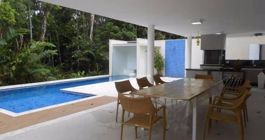Casa com 4 dormitórios à venda, 355 m² por r$ 6.300.000,00 - riviera de são lourenço - bertioga/sp