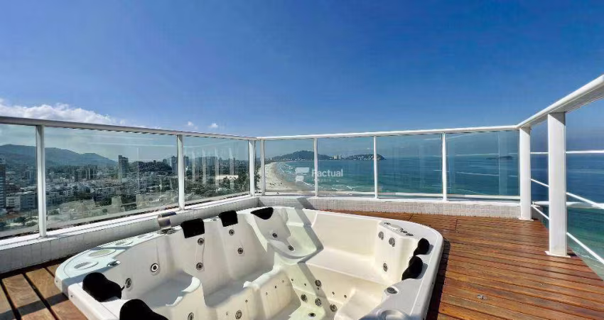 Cobertura com 4 dormitórios à venda, 340 m² por R$ 6.000.000,00 - Enseada - Guarujá/SP