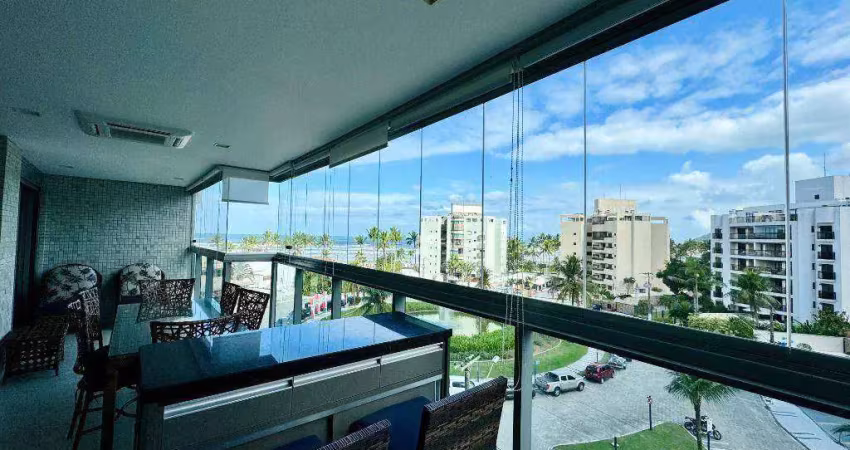 Apartamento com 2 dormitórios para alugar, 87 m²  - módulo 05 - coqueiros - bertioga/sp