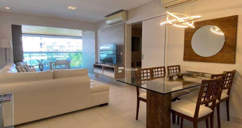 Apartamento com 3 dormitórios, 128 m² - venda por R$ 4.100.000,00 ou aluguel por R$ 3.500,00/dia - Módulo 08  - Bertioga/SP