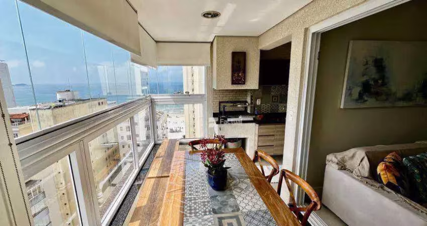Apartamento com 3 quartos à venda, 93 m² por r$ 1.400.000 - pitangueiras - guarujá/sp