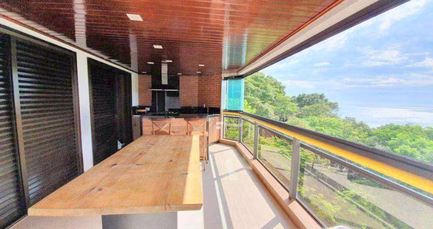 Apartamento com 3 dormitórios à venda, 170 m² por R$ 1.200.000,00 - Morro Sorocotuba - Guarujá/SP
