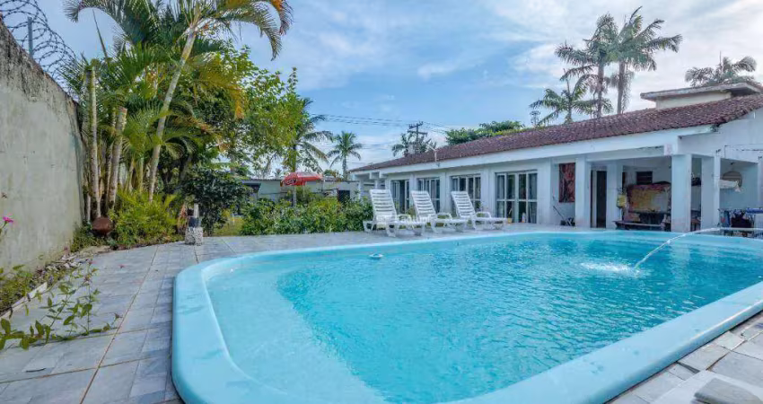 Casa com 4 dormitórios à venda, 250 m² por r$ 800.000,00 - praia de pernambuco - guarujá/sp