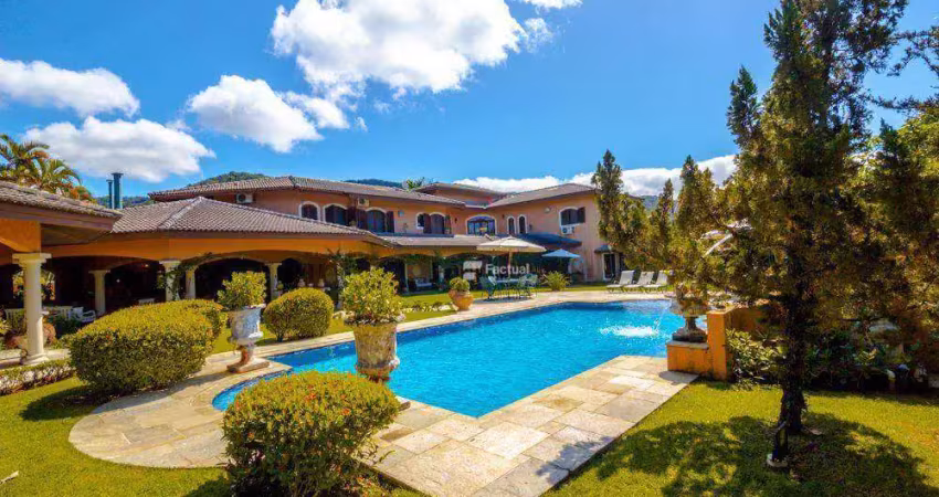Casa com 6 dormitórios, 925 m² - venda por r$ 6.800.000,00 ou aluguel por r$ 10.000,00/dia - acapulco - guarujá/sp