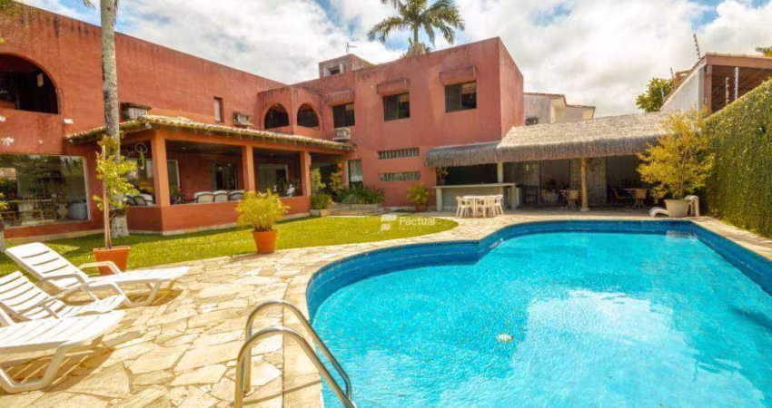 Casa com 5 dormitórios, 392 m² - venda por R$ 1.890.000,00 ou aluguel por R$ 10.000,00/mês - Praia de Pernambuco - Guarujá/SP