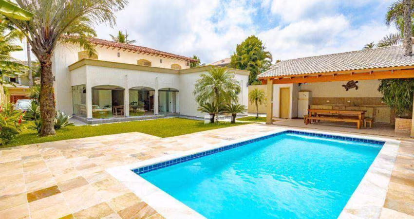 Casa com 5 dormitórios à venda, 317 m² por R$ 2.950.000,00 - Praia de Pernambuco - Guarujá/SP