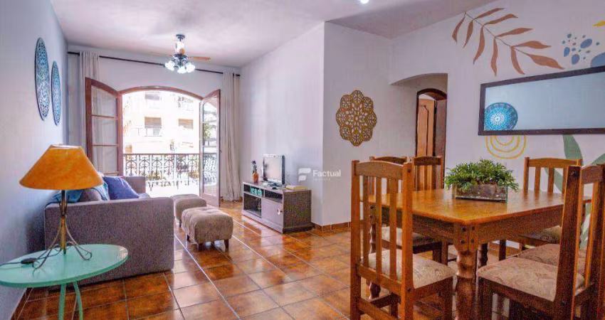Apartamento com 3 dormitórios à venda, 105 m² por R$ 340.000,00 - Enseada - Guarujá/SP