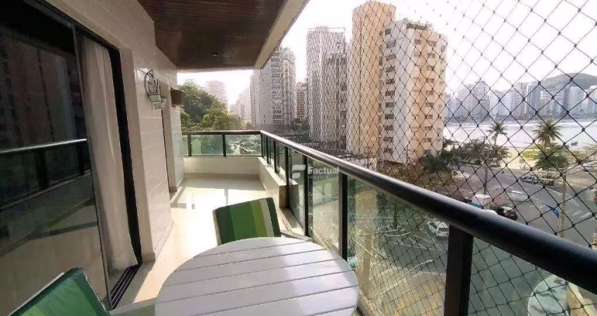 Apartamento com 3 dormitórios à venda, 110 m² por r$ 850.000,00 - astúrias - guarujá/sp