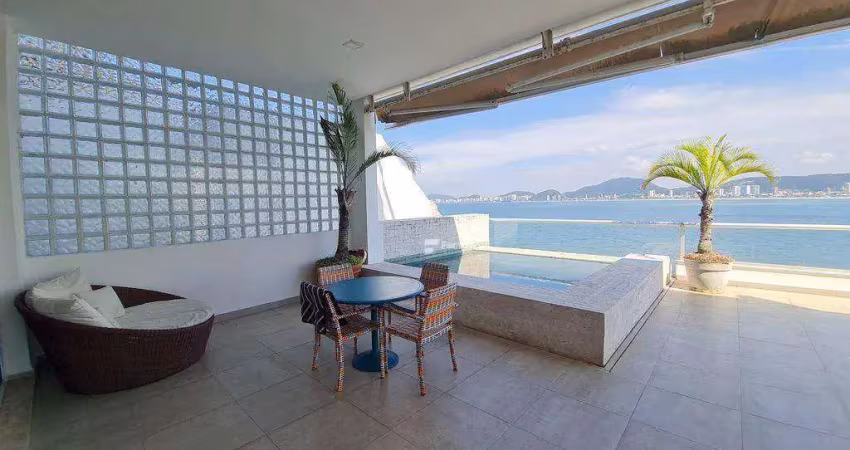 Casa com 4 dormitórios à venda, 400 m² por r$ 4.900.000,00 - península - guarujá/sp