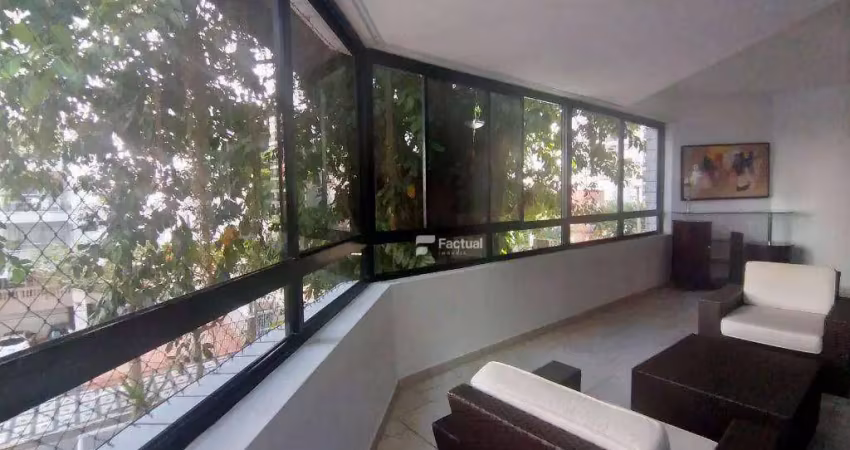 Apartamento com 3 dormitórios à venda, 189 m² por r$ 790.000,00 - pitangueiras - guarujá/sp