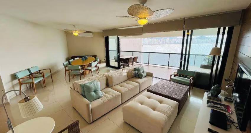 Apartamento com 3 dormitórios à venda, 165 m² por r$ 1.700.000,00 - astúrias - guarujá/sp