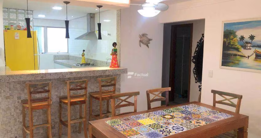 Apartamento com 3 dormitórios à venda, 100 m² por R$ 475.000,00 - Enseada - Guarujá/SP