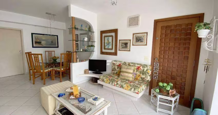 Apartamento com 3 dormitórios à venda, 120 m² por r$ 650.000,00 - pitangueiras - guarujá/sp