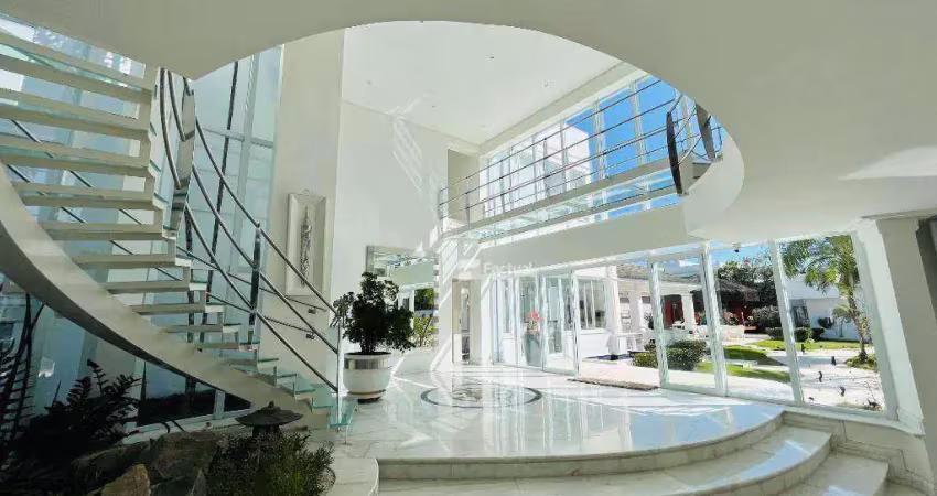 Casa com 7 dormitórios, 1500 m² - venda por r$ 13.500.000,00 ou aluguel por r$ 60.000,00/mês - acapulco - guarujá/sp