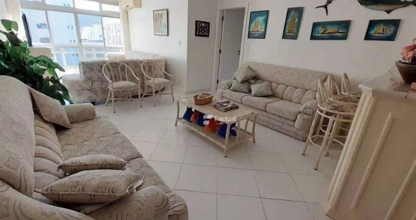 Apartamento com 3 dormitórios à venda, 134 m² por r$ 750.000,00 - pitangueiras - guarujá/sp