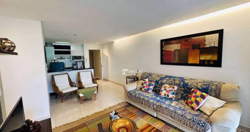 Apartamento com 3 dormitórios para alugar, 94 m²  - riviera de são lourenço - bertioga/sp
