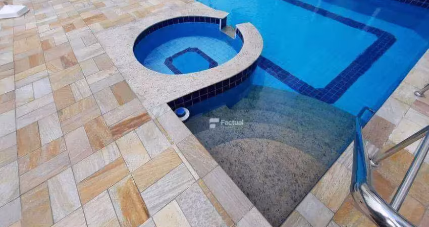Apartamento com 3 dormitórios à venda, 100 m² por r$ 585.000,00 - pitangueiras - guarujá/sp