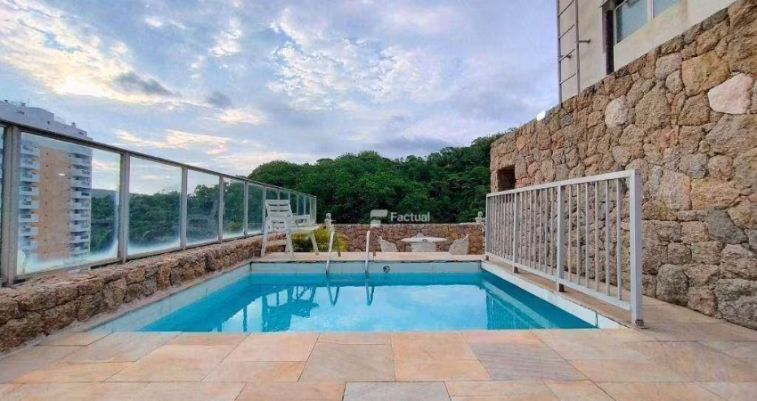 Cobertura com 3 dormitórios à venda, 255 m² por R$ 790.000,00 - Astúrias - Guarujá/SP