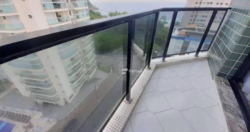 Apartamento com 3 dormitórios à venda, 110 m² por r$ 850.000,00 - astúrias - guarujá/sp