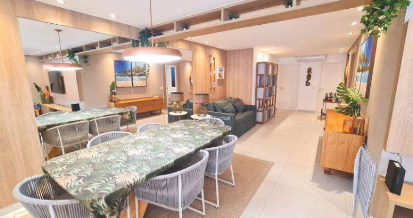 Apartamento com 3 dormitórios à venda, 125 m² por R$ 1.300.000,00 - Pitangueiras - Guarujá/SP