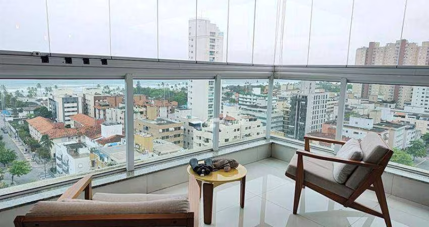Apartamento com 3 dormitórios à venda, 124 m² por R$ 1.480.000,00 - Enseada - Guarujá/SP