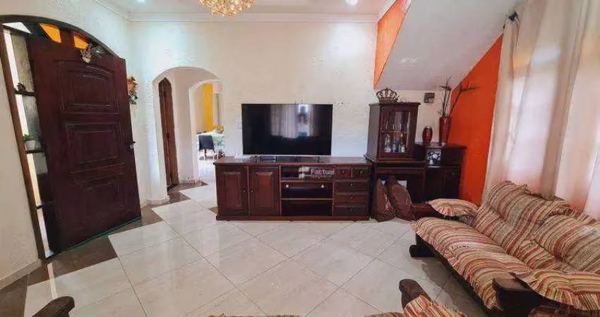 Casa com 3 dormitórios à venda, 240 m² por r$ 750.000,00 - santa rosa - guarujá/sp