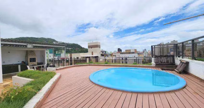 Cobertura com 4 dormitórios à venda, 300 m² por r$ 585.000,00 - enseada - guarujá/sp